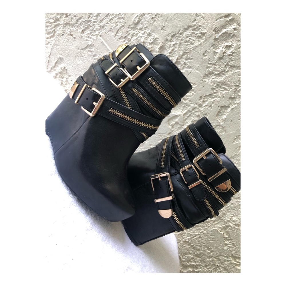 BCBG Anders platform wedge.